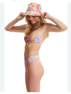 Billabong Floral Pastel Bikini Set hat not included